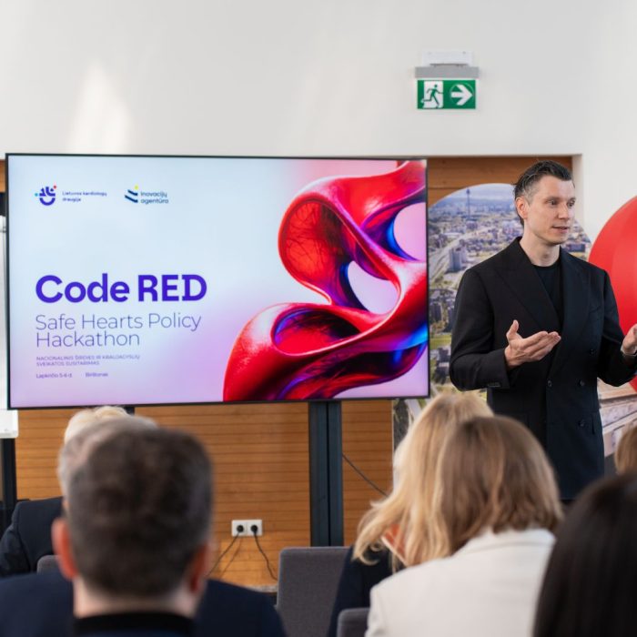 Prasidėjo pasirengimas Širdies ir kraujagyslių ligų politikos hakatonui CODE RED