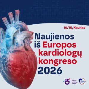 Naujienos iš Europos kardiologų kongreso 2026