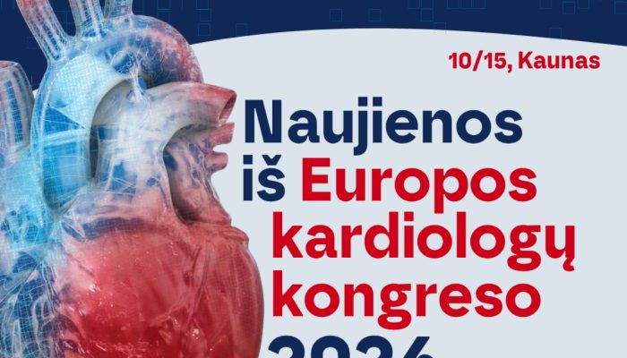 Naujienos iš Europos kardiologų kongreso 2026